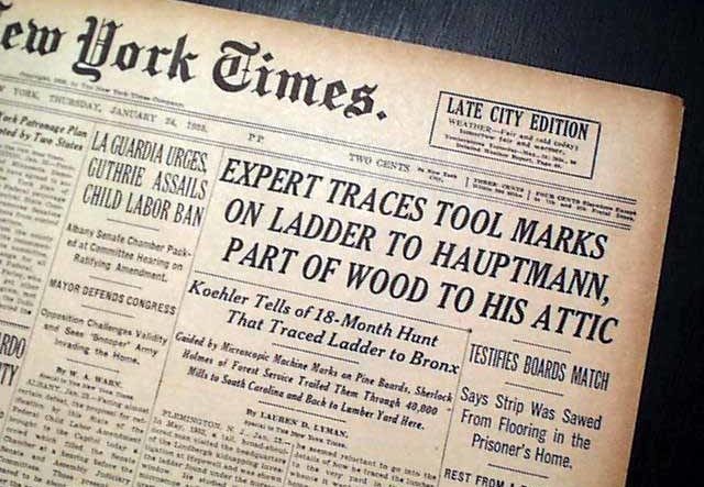 The Case of the Lindbergh Kidnapping: How a Microscope Changed the Course of a National Investigation