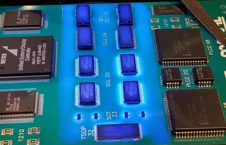 Inspection of Conformal Coating Using UV Light