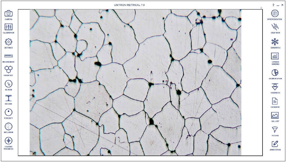 UNITRON Introduces METRICAL v7.0 for Metallurgical and Materials Analysis