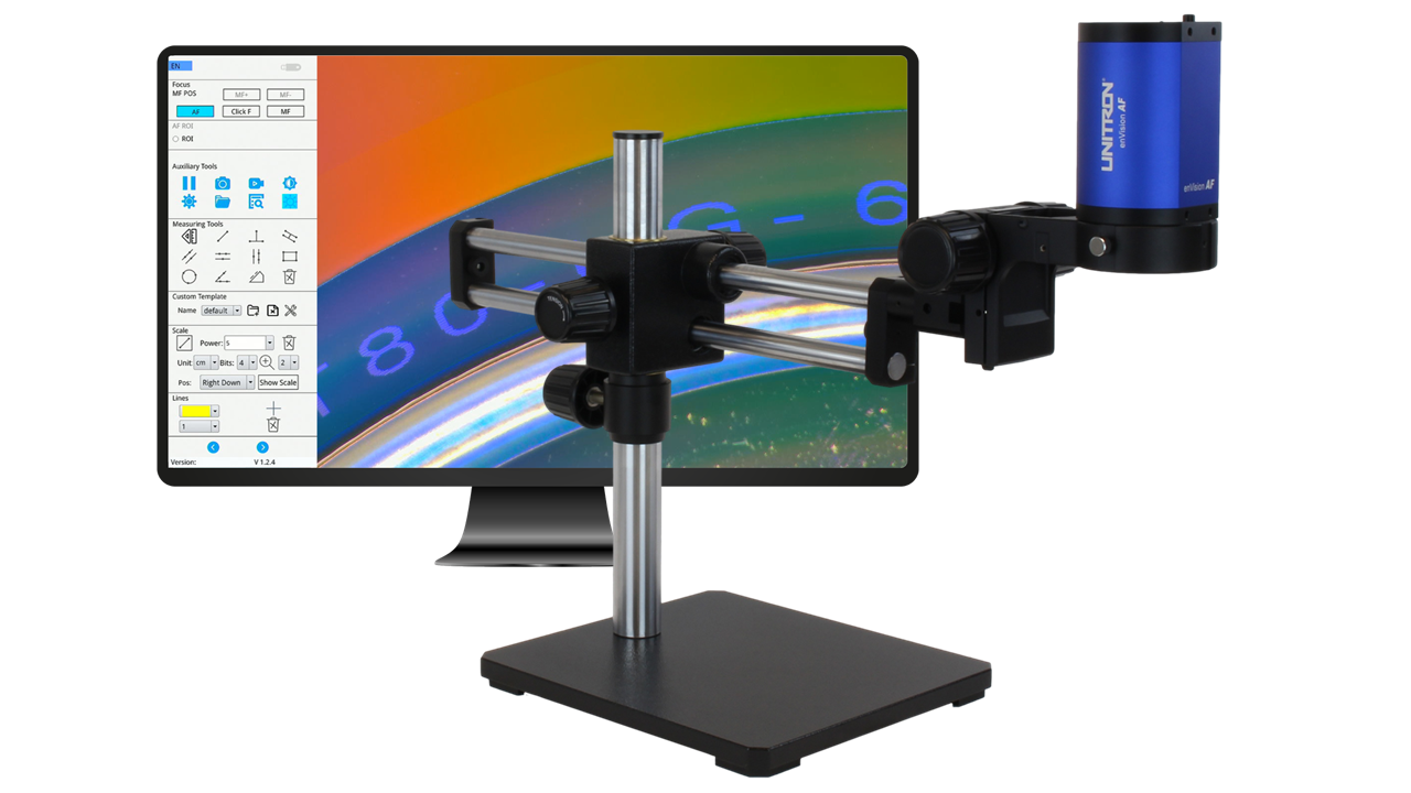 New enVision AF Digital Microscope With Infinite Working Distance for Inspection Applications