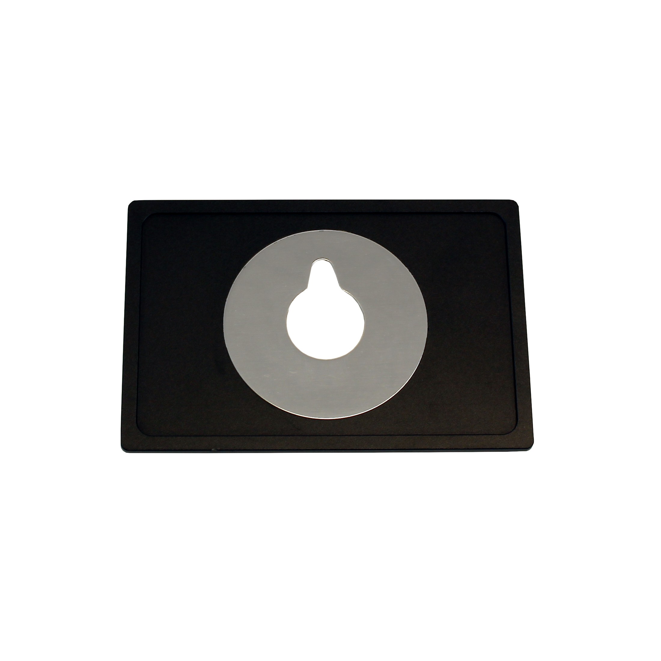 ø25 mm Teardrop Rectangular Stage Plate Insert for Mechanical Stage
