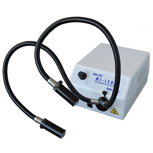 Dolan-Jenner  Fiber Lite® Mi-LED LED Fiber Optic Illuminator, Dual Gooseneck with Focusing Lenses