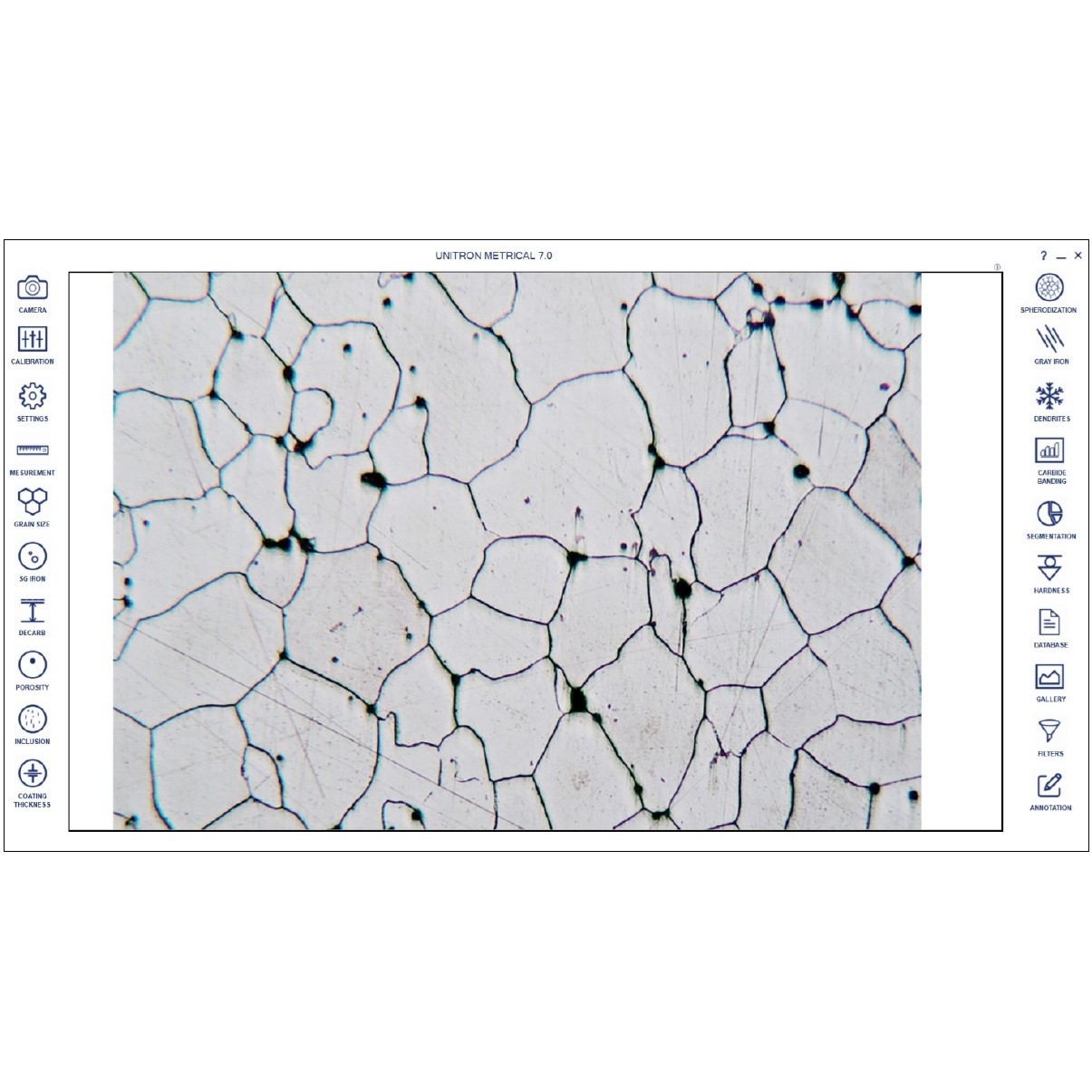 METRICAL Software for Metallurgical & Materials Analysis