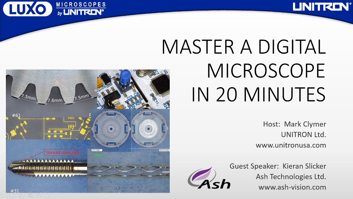 Master a Digital Inspection Microscope in 20 Minutes!